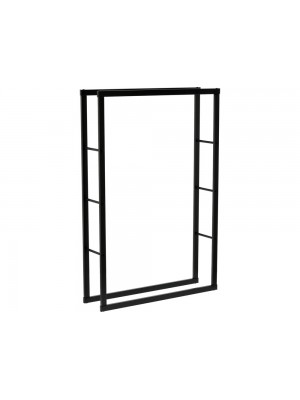 Kamīna malkas plaukts 100x25x150cm (33318)