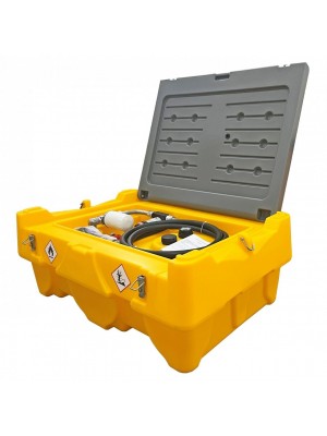 Mobila degvielas tvertne 200L (plastmasas) ar sūkni 12V DCTP40 (automātiskais pistoles un filtra) (DTK200)