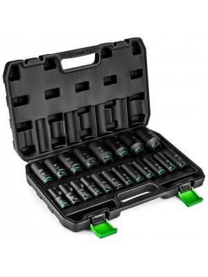 Triecienuzgaļu komplekts 20 gab. 1/2” sešstūra Wuber (W33011)