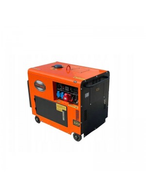 Dīzeļdegvielas strāvas ģenerators 7000W 12/230/400V (KD121)