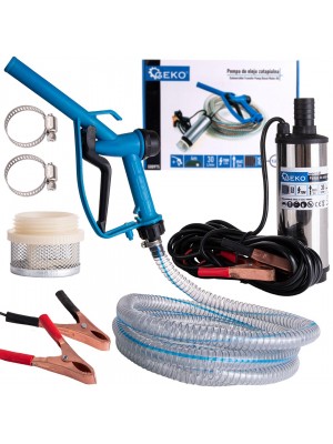 Dīzeļdegvielas pārsūknēšanas sūknis (iegremdējamais) ar pistoli, Ø51mm, 12V (G00975)