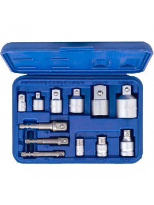 1/4" + 3/8" + 1/2" + 3/4" Dr. Adaptera komplekts 12gab. (KR30166012)