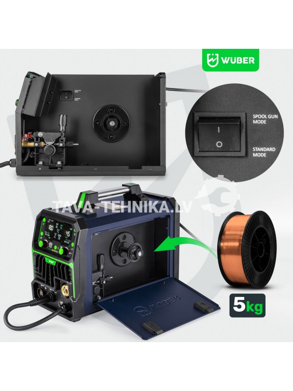 MIG FLUX MMA TIG IBGT WUBER INVERTORA METINĀŠANAS IEKĀRTA (W19005)