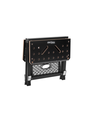 Saliekams darbagalds un spīļu galds, celtspēja 454 kg, 70x65x92 cm, MDF (KD11871)