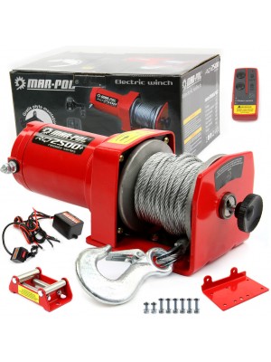 Akumulatora vinča ar tāļvadības pulti 2500lbs (M80762)