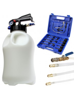  AUTOMĀTISKĀS TRANSMISIJAS EĻĻAS MAIŅAS KOMPLEKTS 10L /adapteri+aspirators/(M78341)