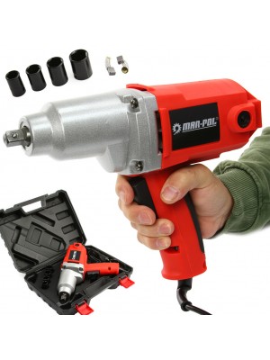 Elektriskā trieciena atslēga ar galviņām, 1/2, 800Nm (M80490A)