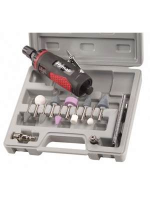 Pneimatiskā slīpmašīna ar piederumiem 1/4 collas (6 MM) (AT7033BK)