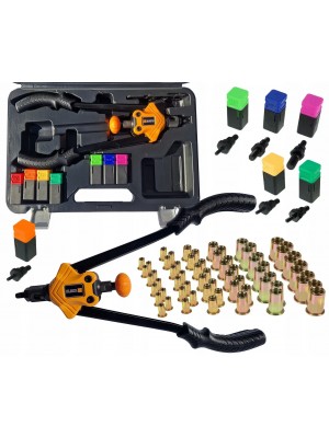 Kniedētājs M5-M12 ar kniežu uzgriežņiem BLACK