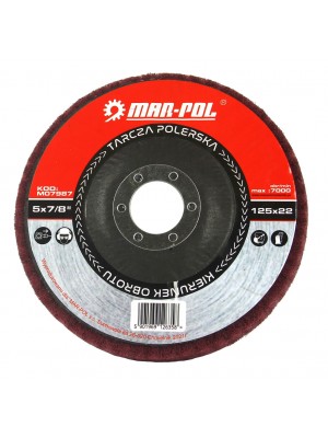 Pulēšanas disks 125x22.2mm (M07987)