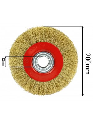 Drāšu birste slīpēšanai 200mm/32mm (M06970)