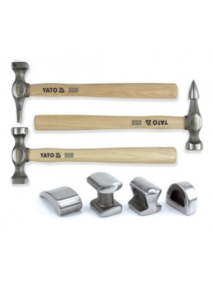 Āmuru un izciļņu komplekts virsbūves darbiem | 7 gab (YT-4590)