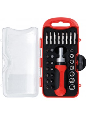 Uzgaļu/Galviņu Komplekts | Ar Sprūdrata Rokturi, Divpusējs | 30 Gab. (20130)