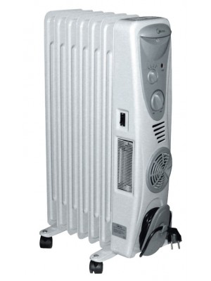 Eļļas radiators 7 sekcijas, ar ventilatoru (33003)