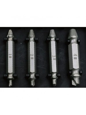 Salauzto Skrūvju Noņemšanas Komplekts, 4 Gab. (KD10199)