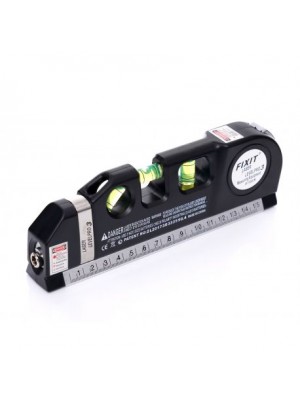 Līmeņrādis ar lāzeru, ar lineālu un mērlenti 250cm (KD10437)