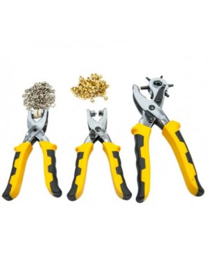 Ādas Izstrādājumu Knaiblīšu Komplekts, 3 gab. (KD10552)