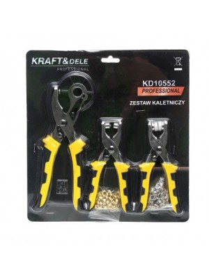 Ādas Izstrādājumu Knaiblīšu Komplekts, 3 gab. (KD10552)