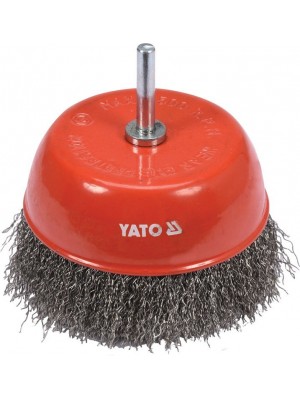 Stiepļu birste, 100 mm, INOX (YT-47511)