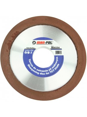 Disks Zāģa Ripu Asināšanai, 125x10x32x8X1.5 Mm (M08354)