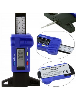 Digitālais Riepu Protektora Mērītājs, 0-25,4Mm (M15245)