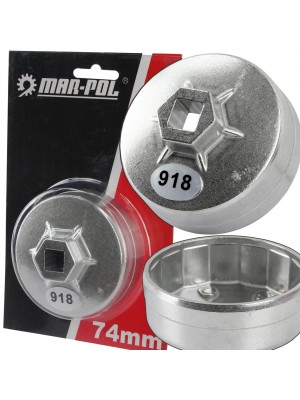 Kontaktligzda Eļļas Filtru Atskrūvēšanai, 74 Mm (M57590)