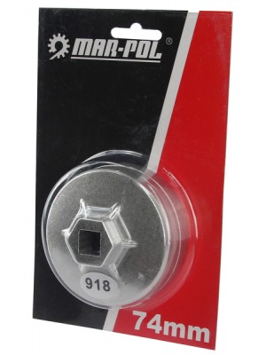 Kontaktligzda Eļļas Filtru Atskrūvēšanai, 74 Mm (M57590)