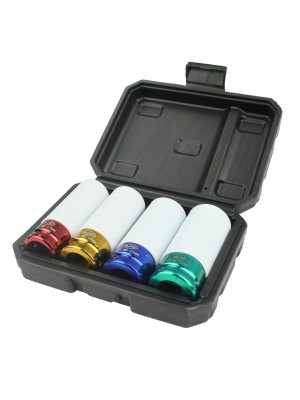 Trieciena Muciņu Komplekts, 1/2" (17,19,21,22Mm) (M58271)