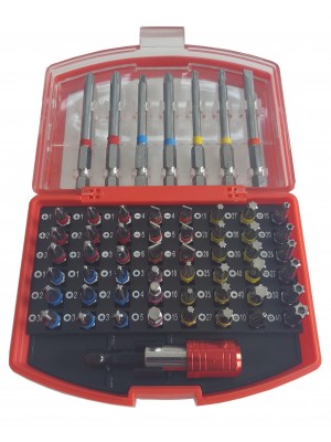 Skrūvgrieža Uzgaļu Komplekts, 56 Gab. (M66304)