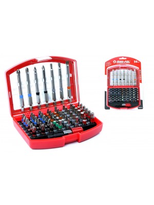 Skrūvgrieža Uzgaļu Komplekts, 56 Gab. (M66304)