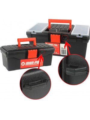 Insrumentu Kastes, Plastmasas, 2 Gab. (M66623)