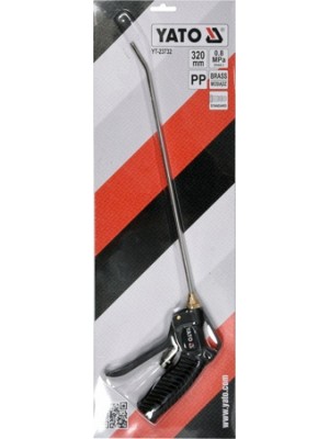 Pneimatiskā gaisa pistole ar  sprauslu 320 mm 1/4" 0.8 Мпа Yato (YT-23732)