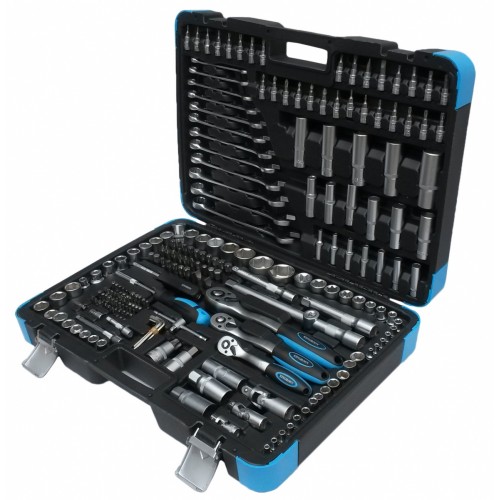 INSTRUMENTU KOMPLEKTS KINGRONY 216GAB XXL. 1/4" + 3/8" + 1/2" (KR121216B)