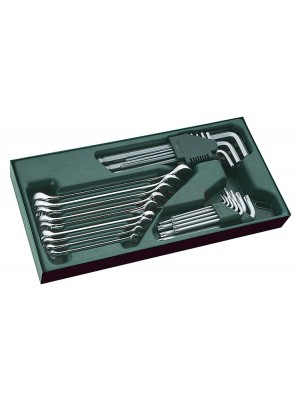 Kombinēto un sešstūra atslēgu komplekts 10 gab. (S09906) Kombinēto un sešstūra atslēgu komplekts 10 gab. (S09906)