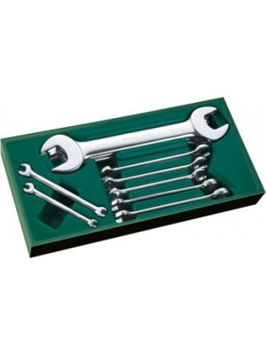 Uzgriežņu atslēgu komplekts 10 gab. (S09904) Uzgriežņu atslēgu komplekts 10 gab. (S09904)