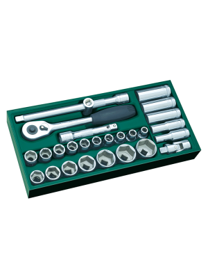 Kontaktligzdu komplekts 1/2 “27 gab. (S09903) Kontaktligzdu komplekts 1/2 “27 gab. (S09903)